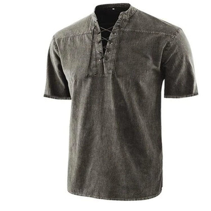 V Neck Short Sleeve Shirt