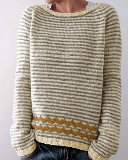 GAINA - STRIPED SWEATER