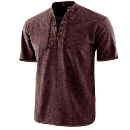 V Neck Short Sleeve Shirt