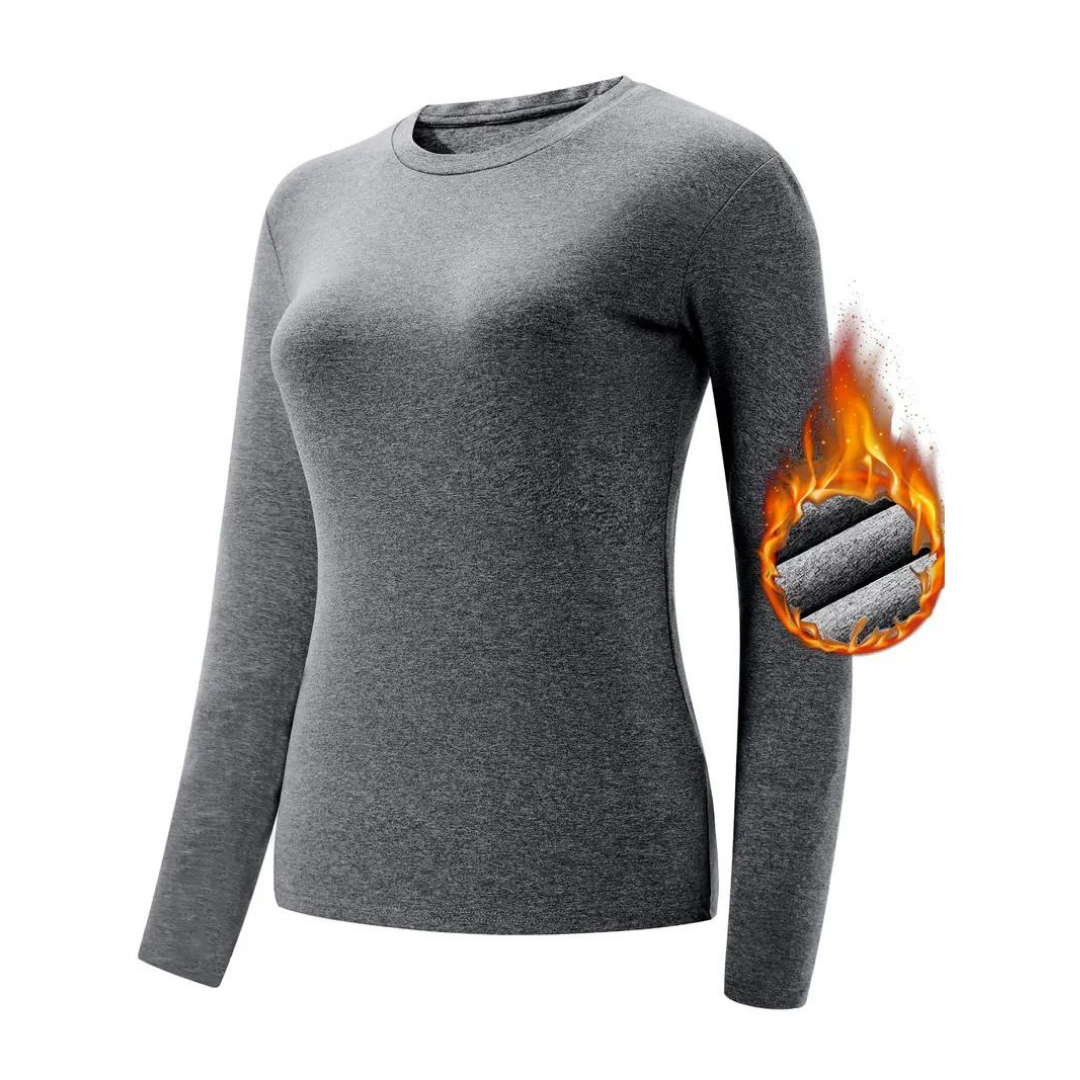 Alycia's Thermal Heat Tech Crew Neck Shirt