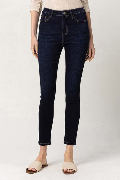 SUPER SOFT HIGH RISE CROP SKINNY JEANS