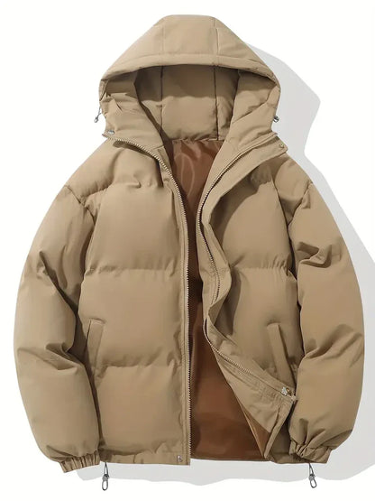 Erik - classic design warm hooded jacket