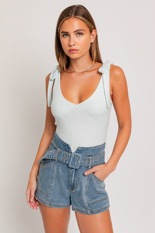 TAYLOR STRAP TIE BODY SUIT