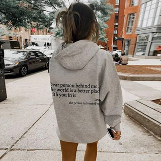 "THE WORLD IS BETTER WITH YOU" UNISEX SWEATER