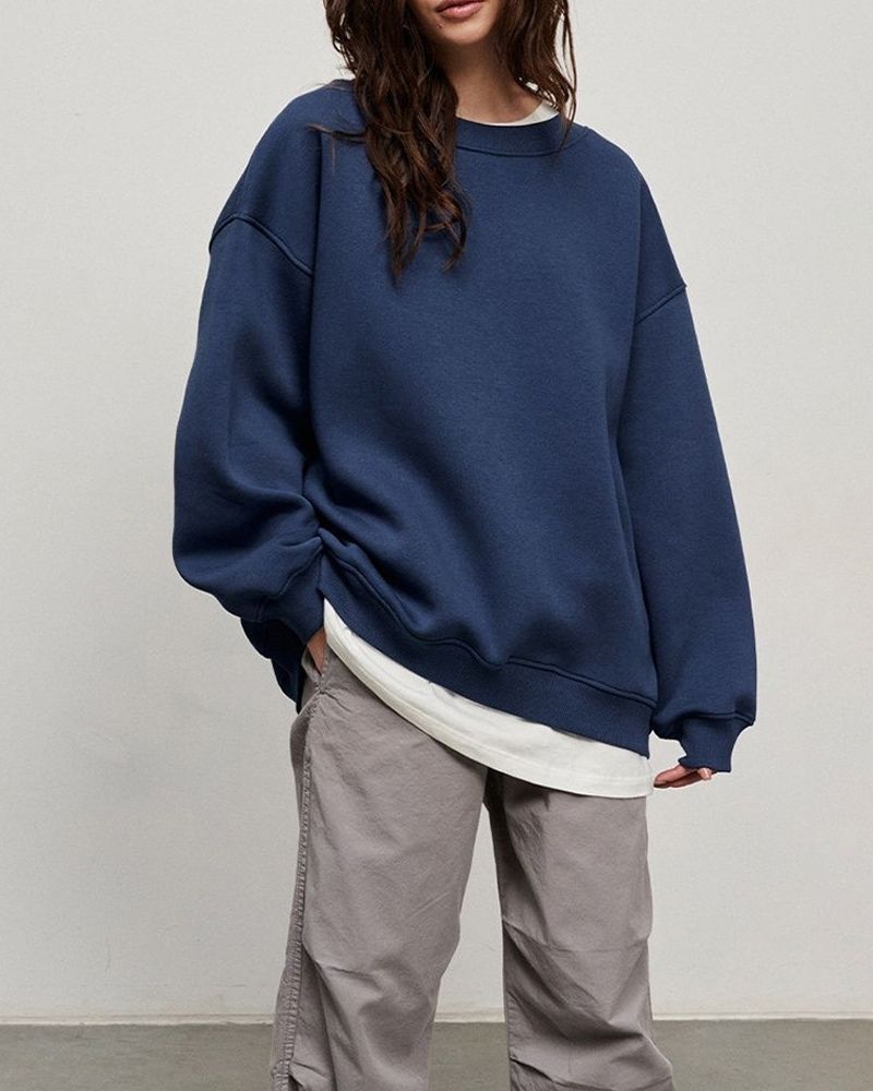 DALIE - CASUAL LOOSE POLAR SWEATSHIRT