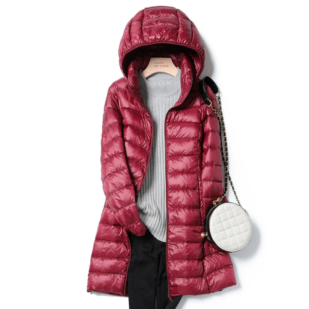 Claire - Long Ultralight Puff Down Jacket