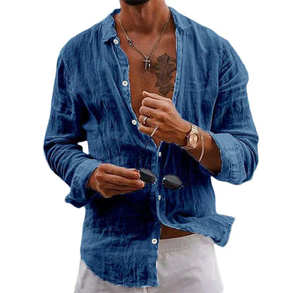 Gerald | Linen Beach Shirt