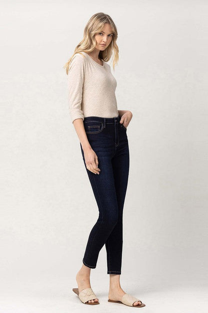 SUPER SOFT HIGH RISE CROP SKINNY JEANS