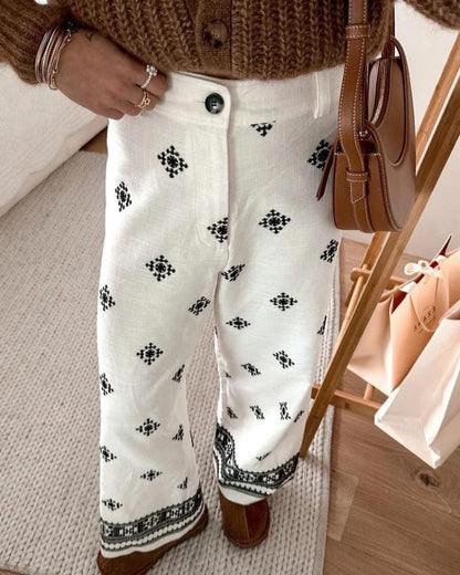 SALINA - WIDE LEG SUMMER PANTS