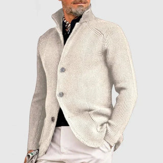 Men's elegant cardigan with button closure