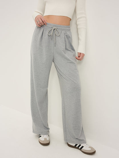 Leisure Drawstring Baggy Sweatpants