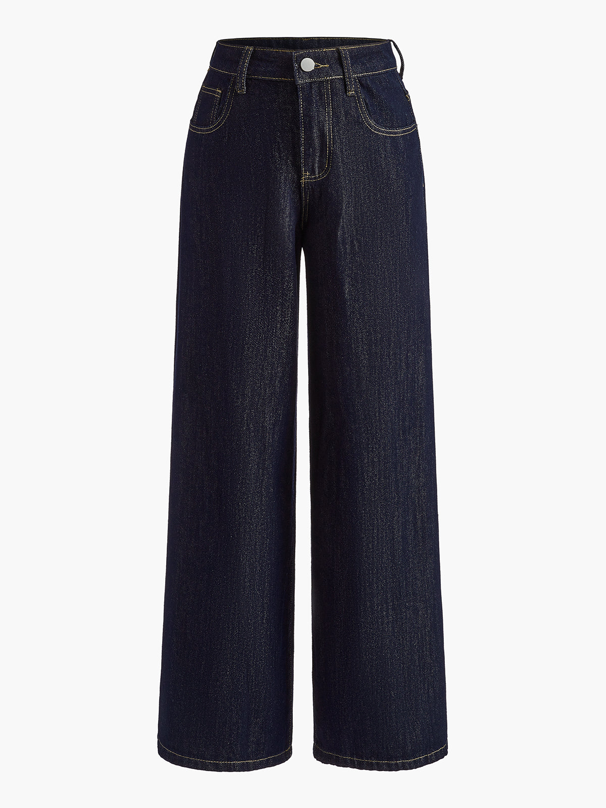 Vintage Wide-Leg Denim Pants