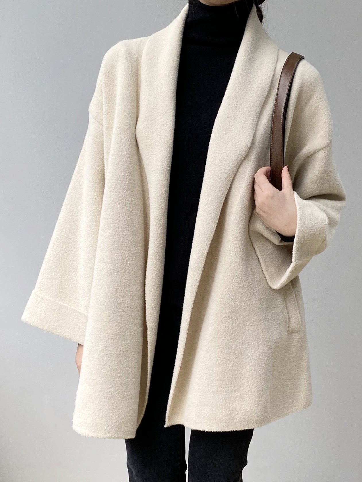 Belted Soft Women Faux Fur Coat