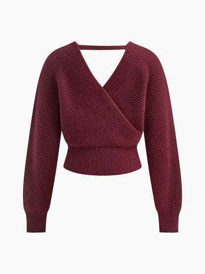 Criss Cross Cinched Sweater