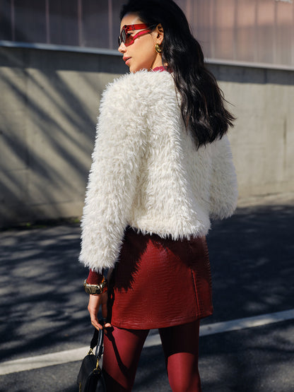 Faux Fur Short Coat