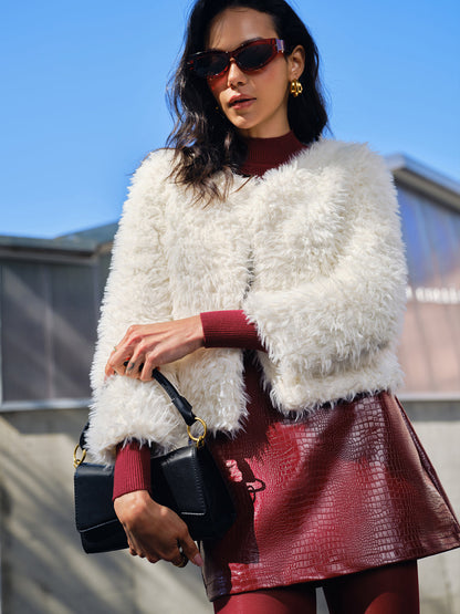 Faux Fur Short Coat