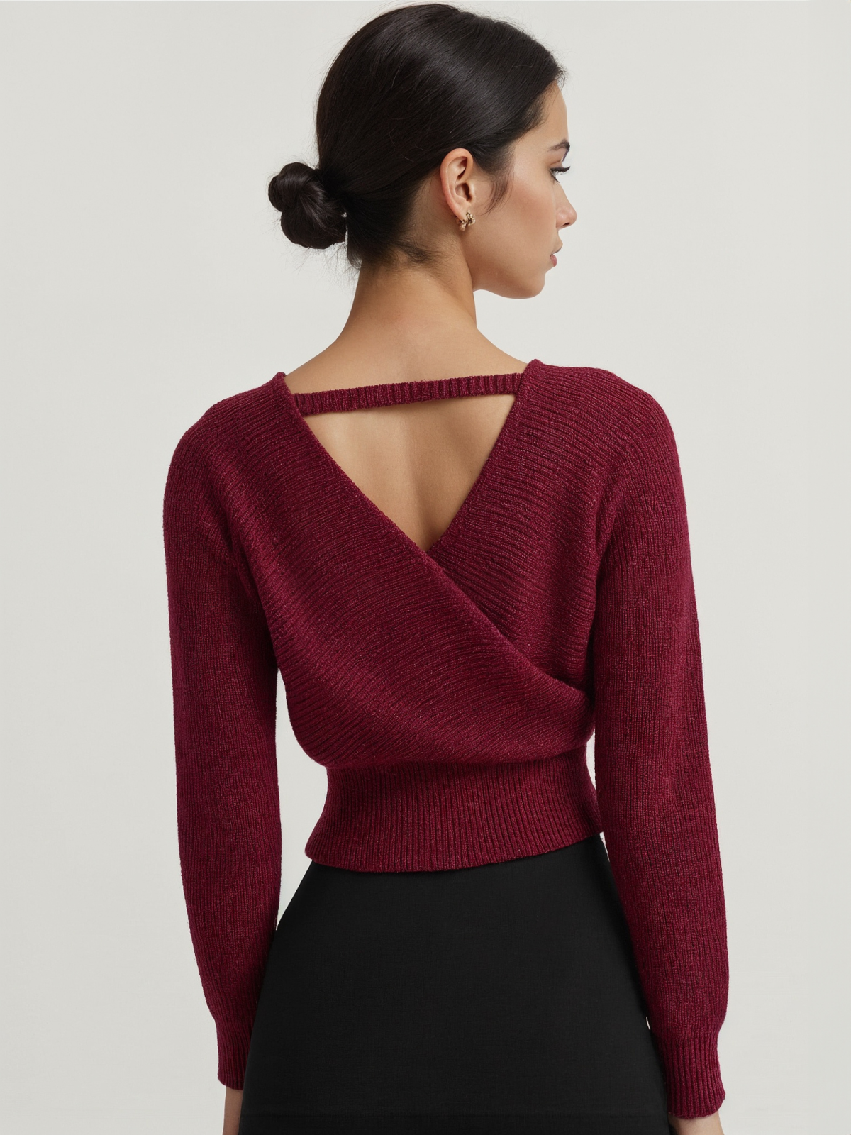 Criss Cross Cinched Sweater