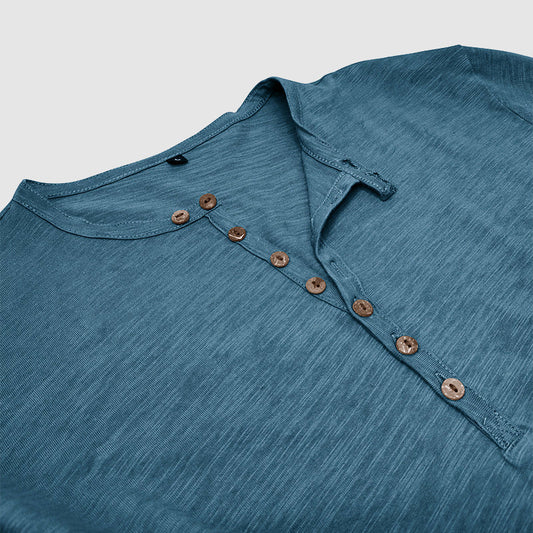 Blade Cotton Henley Shirt