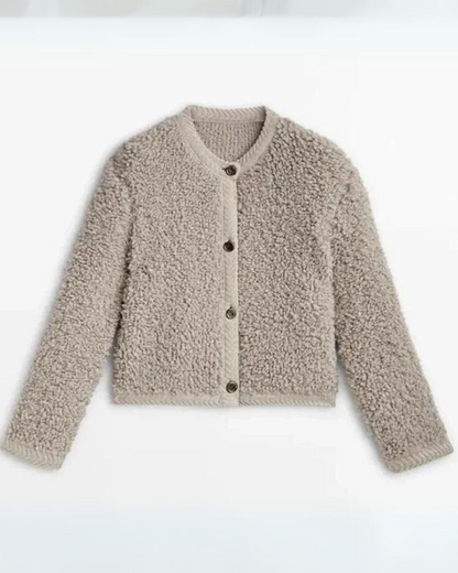 ALORA - French style Teddy Cardigan