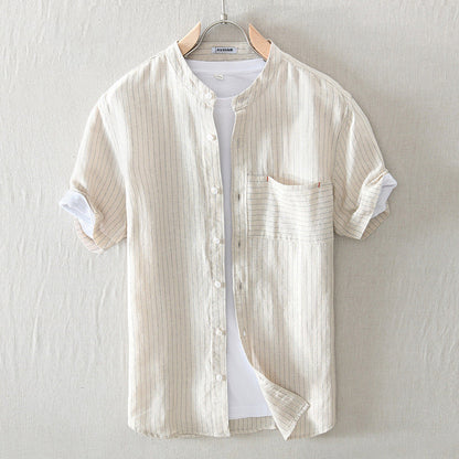 Charles Morrison Venice Flax Summer Shirt