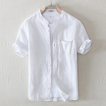 Charles Morrison Venice Flax Summer Shirt