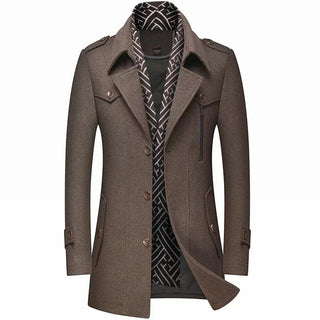 Warm winter jacket for men elegant and functional