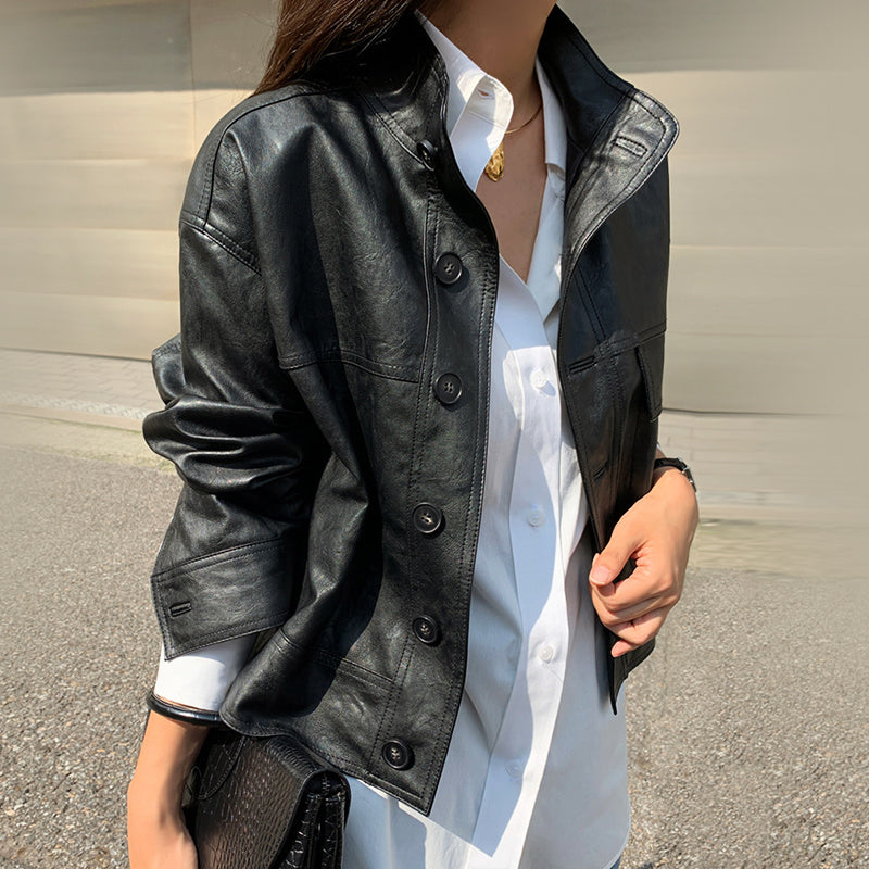 Daphné Urban Statement Leather Jacket