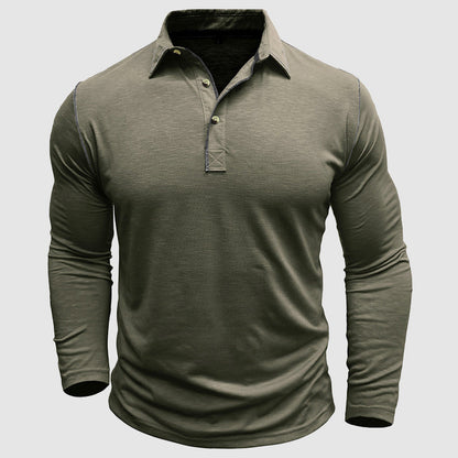 Davidson Solid Color Long Sleeve Shirt