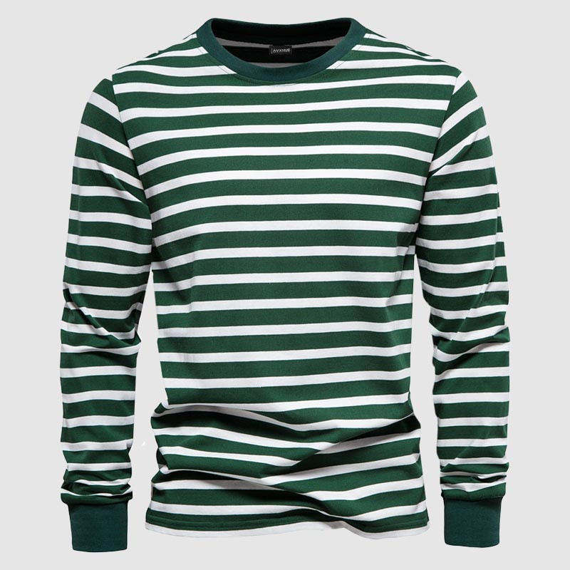 Frank Hardy Premium Striped Cotton Sweatshirt