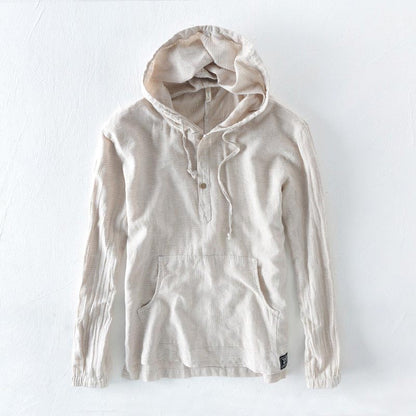 Frank Hardy Resort Linen Hoodie