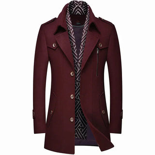 Warm winter jacket for men elegant and functional