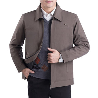 Elegant classic men's jackets with lapel collar