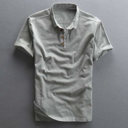 Rafael Cotton & Linen Polo Shirt