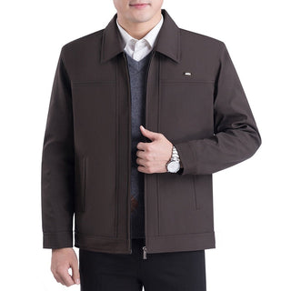 Elegant classic men's jackets with lapel collar