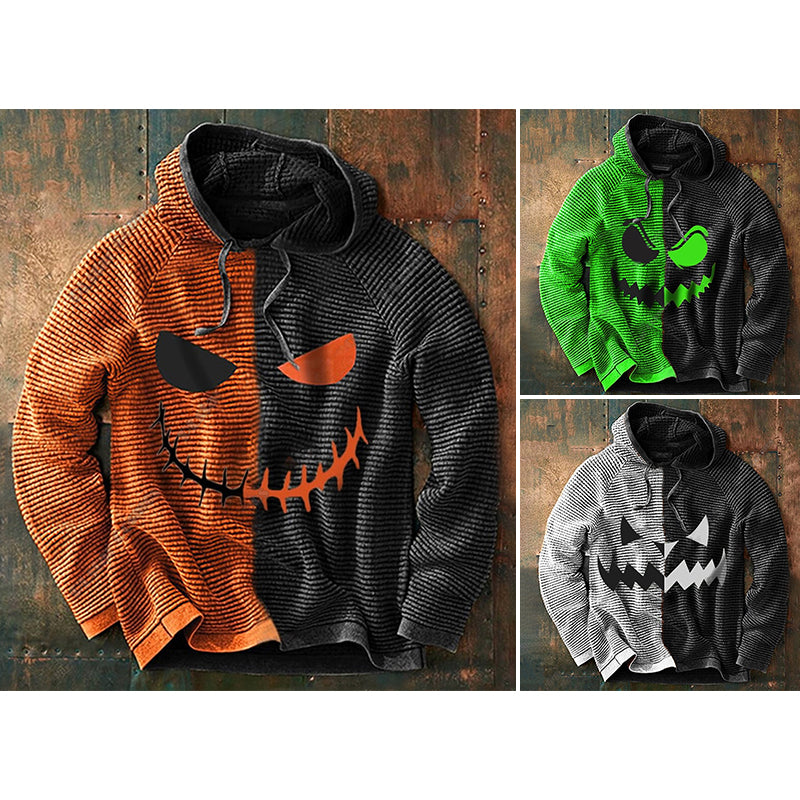 Halloween Spooky Pumpkin Pattern Hoodie