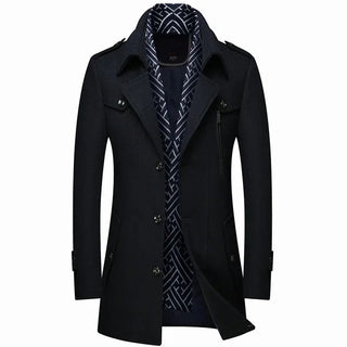 Warm winter jacket for men elegant and functional