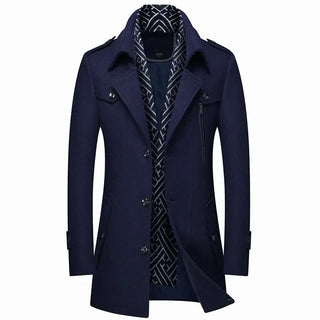 Warm winter jacket for men elegant and functional