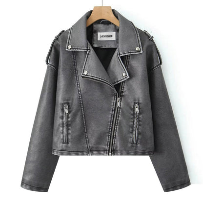 Malin Tassou Cityscape Leather Jacket