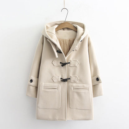 Malin Tassou Hooded Woolen Coat