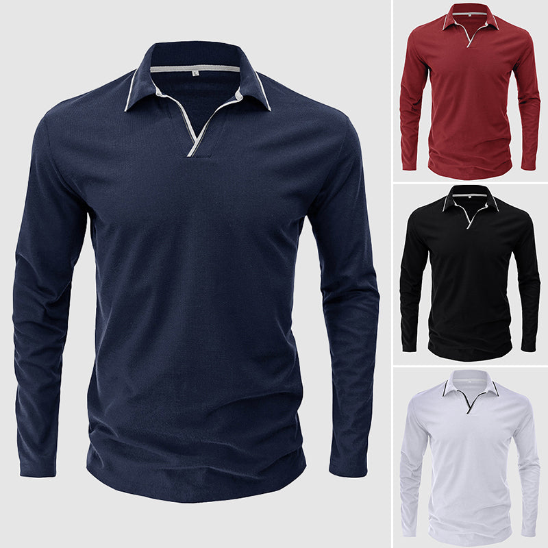 Milano Long Sleeve Polo Shirt