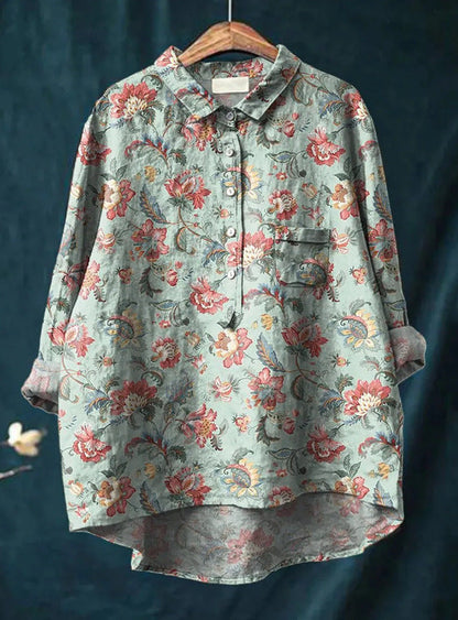 Anita | Classic Floral Blouse