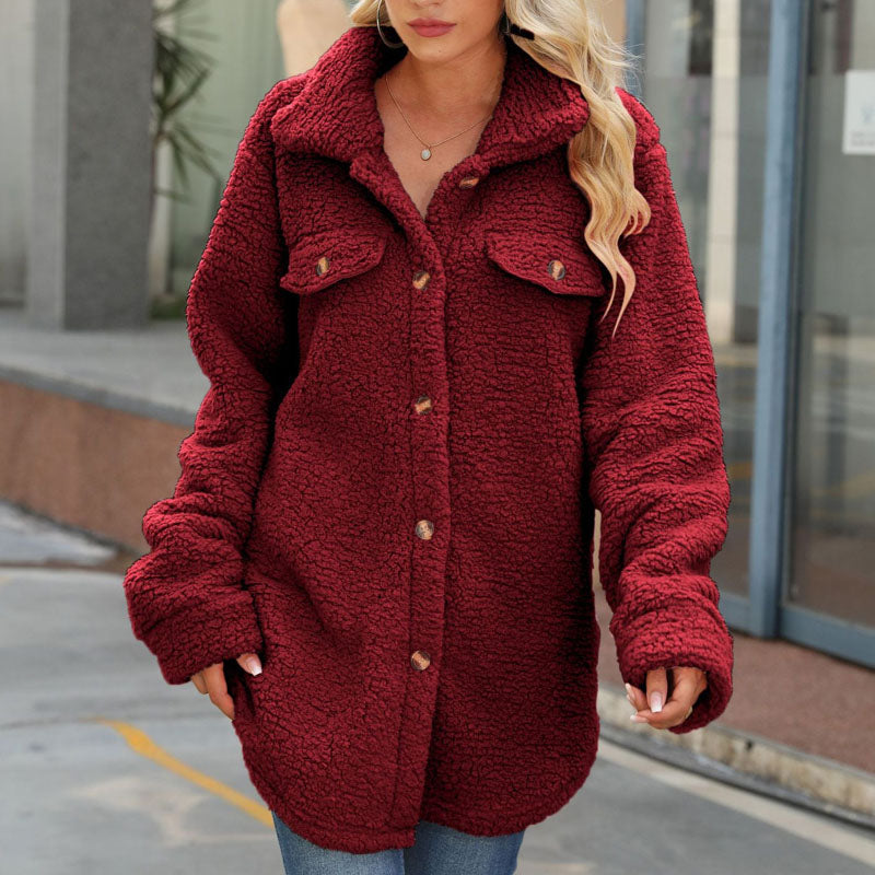 Casual Warm Plush Coat