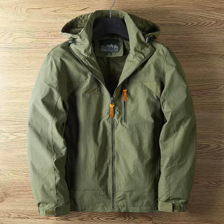 Men's outdoor jacket waterproof breathable