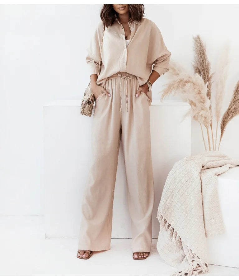 Rory Cozy Linen Two Piece Set