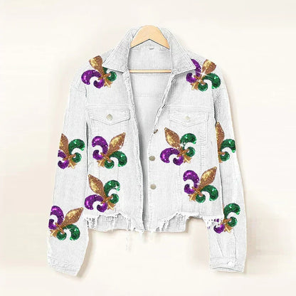 Juliette Corduroy Sequin Jacket