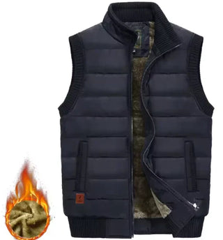 Warm outdoor jacket with lining for men