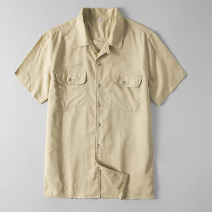 Empire Linen Button-Up Shirt