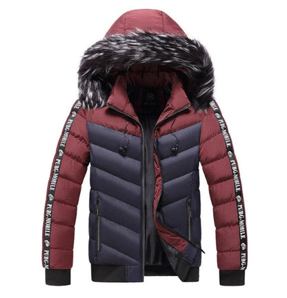 Berno - two-tone winter jacket for men