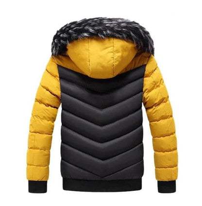 Berno - two-tone winter jacket for men