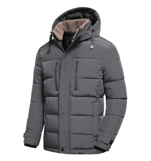 Justin - men's winter jacket with removable hood